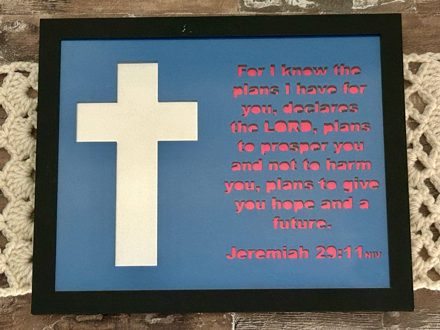 Scripture Picture - 8x10 / 5x7 / 4x6 - One by One Customs