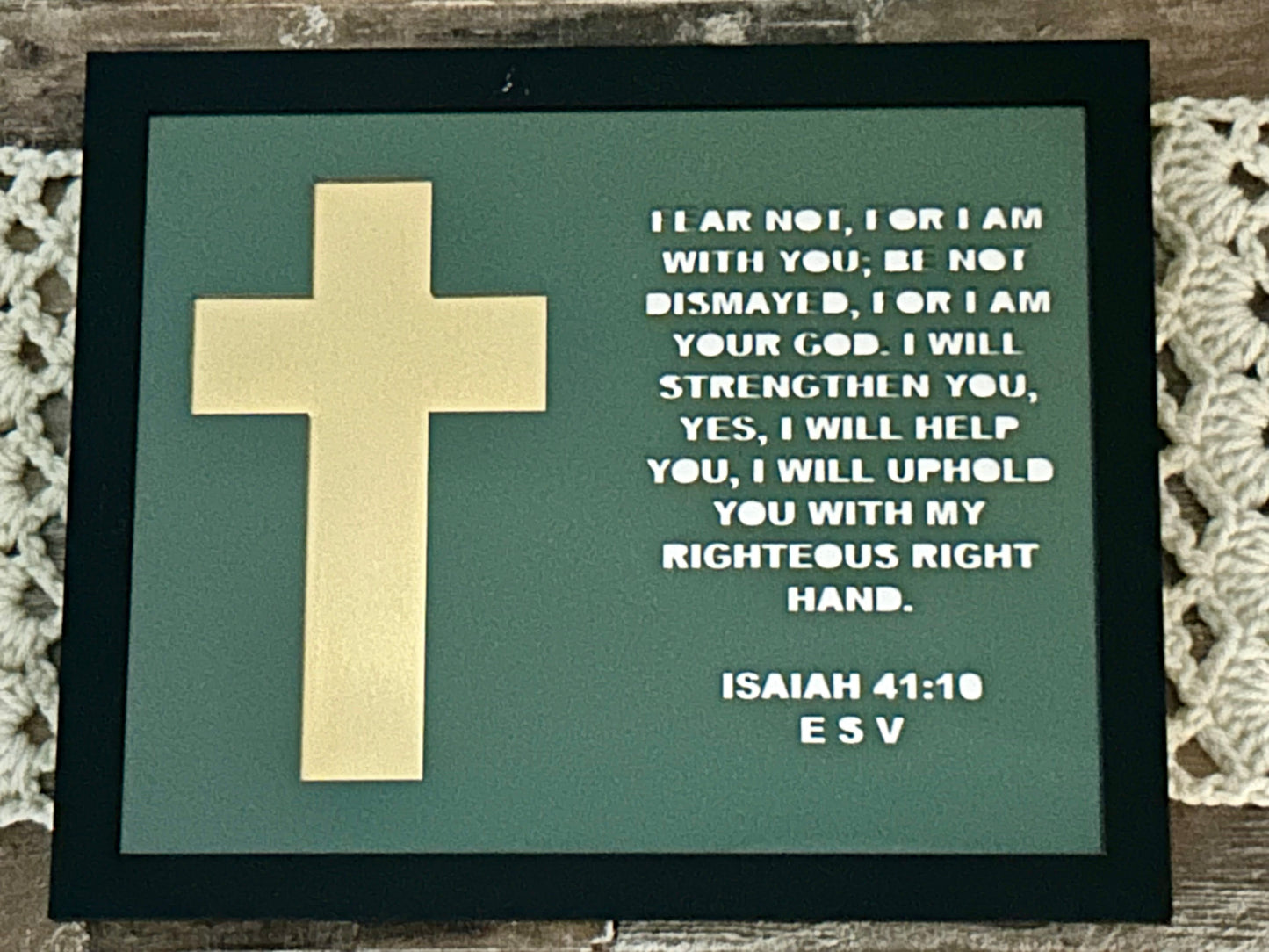 Scripture Picture - 8x10 / 5x7 / 4x6 - One by One Customs